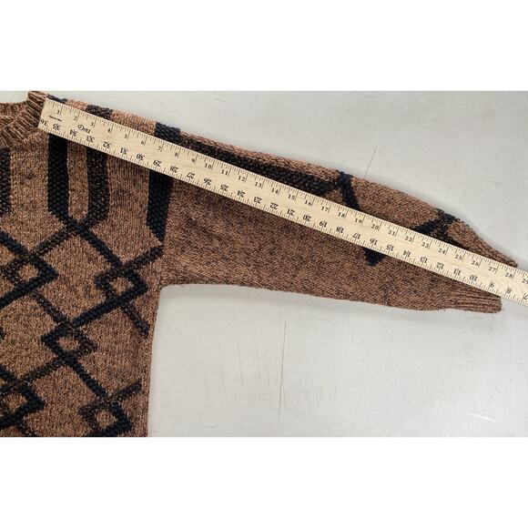 Pronto Moda Sweater Womens Medium Chunky Knit Granny Core Vintage Relaxed Fit - Picture 8 of 11